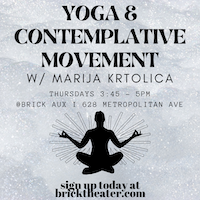 Yoga & Contemplative Movement for Artists
